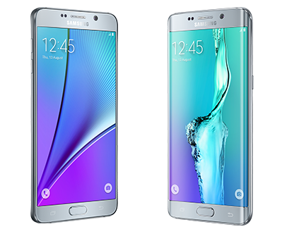 Fiches techniques du Samsung Galaxy S6 edge+ et Samsung Galaxy Note 5