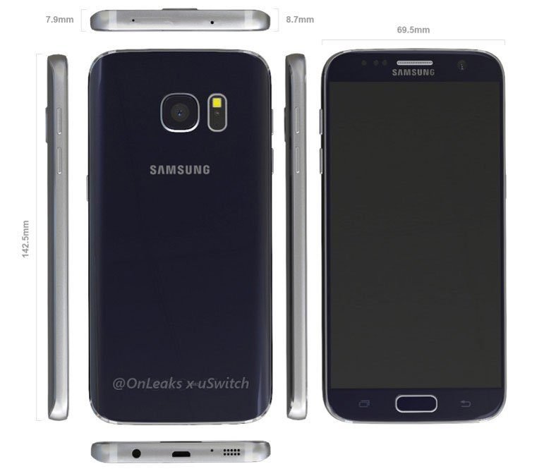 Voici les Visuels du Samsung Galaxy S7 et S7 Edge