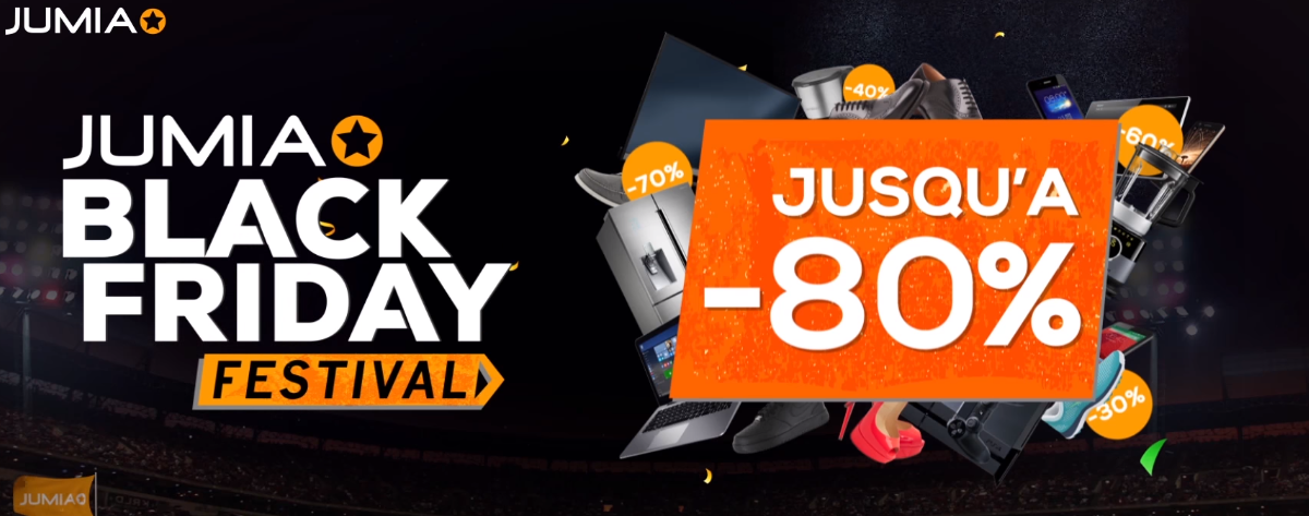 Black Friday : Jumia propose des offres allant jusqu’a 80% de reduction