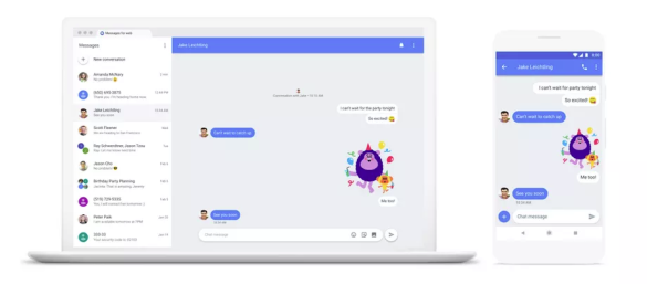 Android Messages pour le web