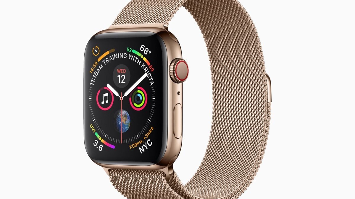 Apple Watch Series 4 officielle avec un écran plus grand