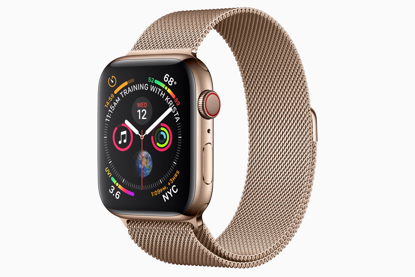 Apple Watch Series 4 officielle avec un écran plus grand
