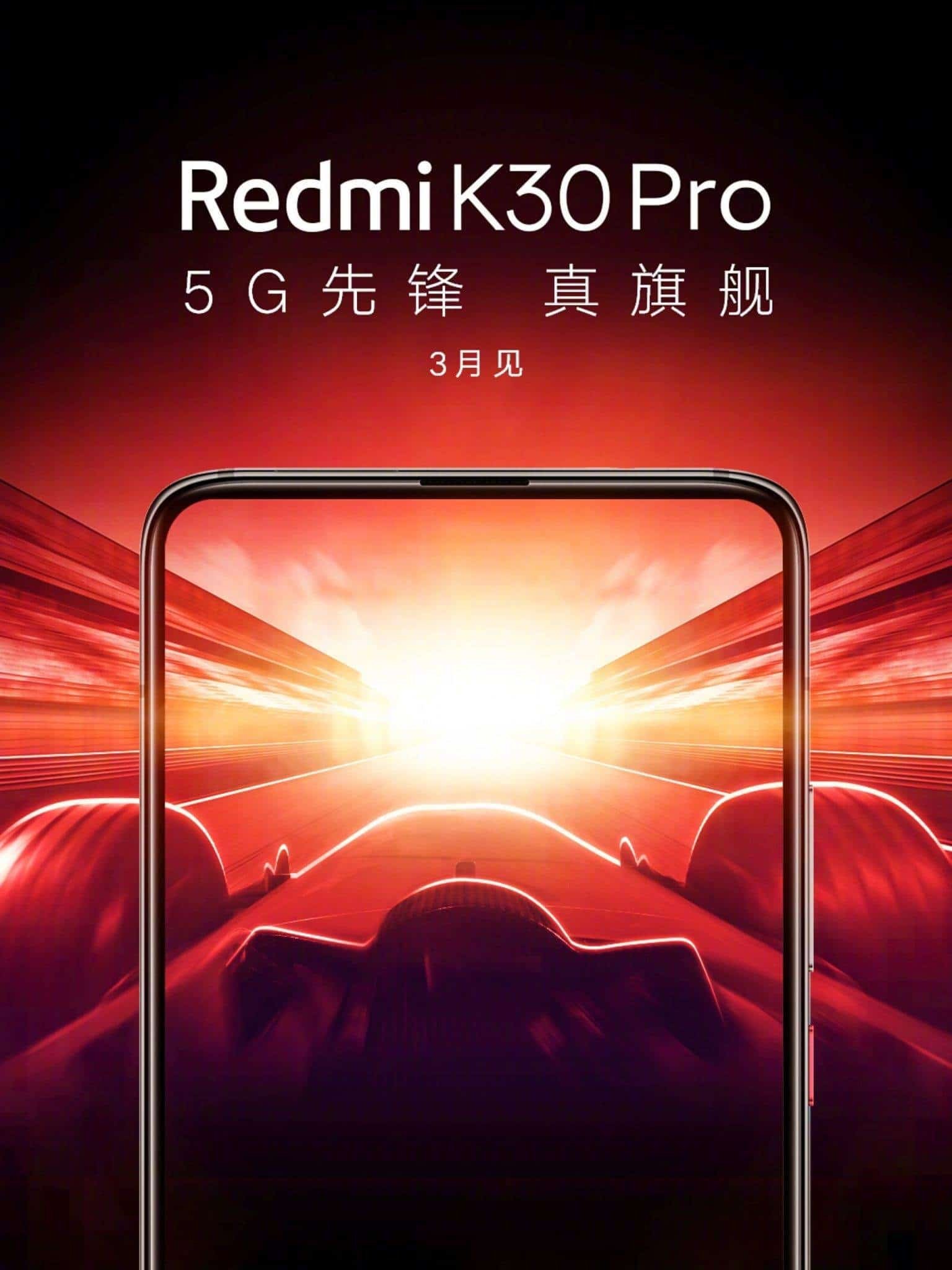 Teaser Redmi K30 Pro