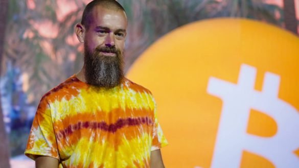 Jack Dorsey, cofondateur et directeur général de Twitter et de Block lors de la conférence Bitcoin 2021 à Miami, le vendredi 4 juin 2021.