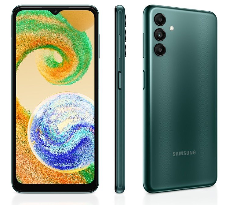 Samsung Galaxy A04s en vert