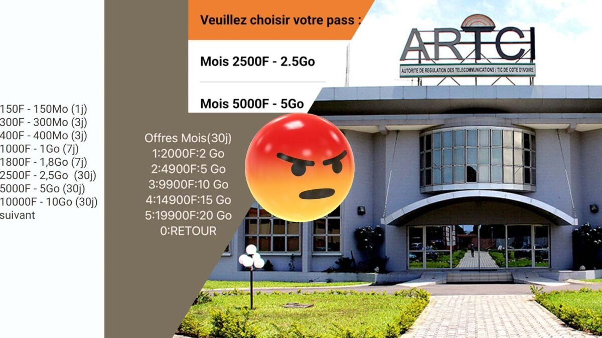 Baisse des Pass Internet Mobile en Côte d’Ivoire, le régulateur en faute