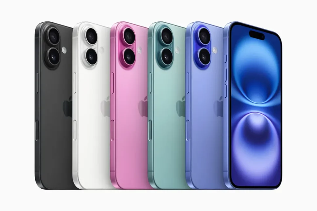 Apple iPhone 16 coloris