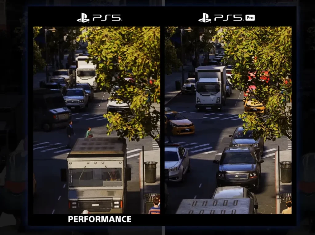 Différence de qualité entre la PS5 Pro et la PS5 dans le jeu Spiderman 2